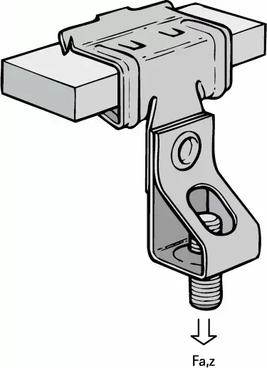 Attache de bord de tôle WALRAVEN BRITCLIPS - FC14 ICTM8 - 8-14 mm - Avec attache pour tige filetée - 50420816 Petit Prix