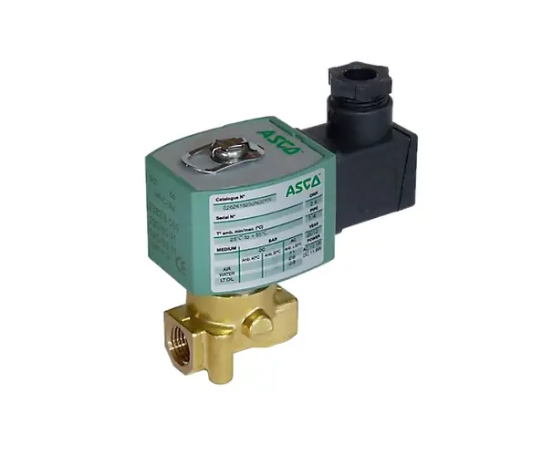 Corps d‘électrovanne complète commande directe 2/2 NF laiton série E262 Asco Jusqu'à Épuisement Des Stocks