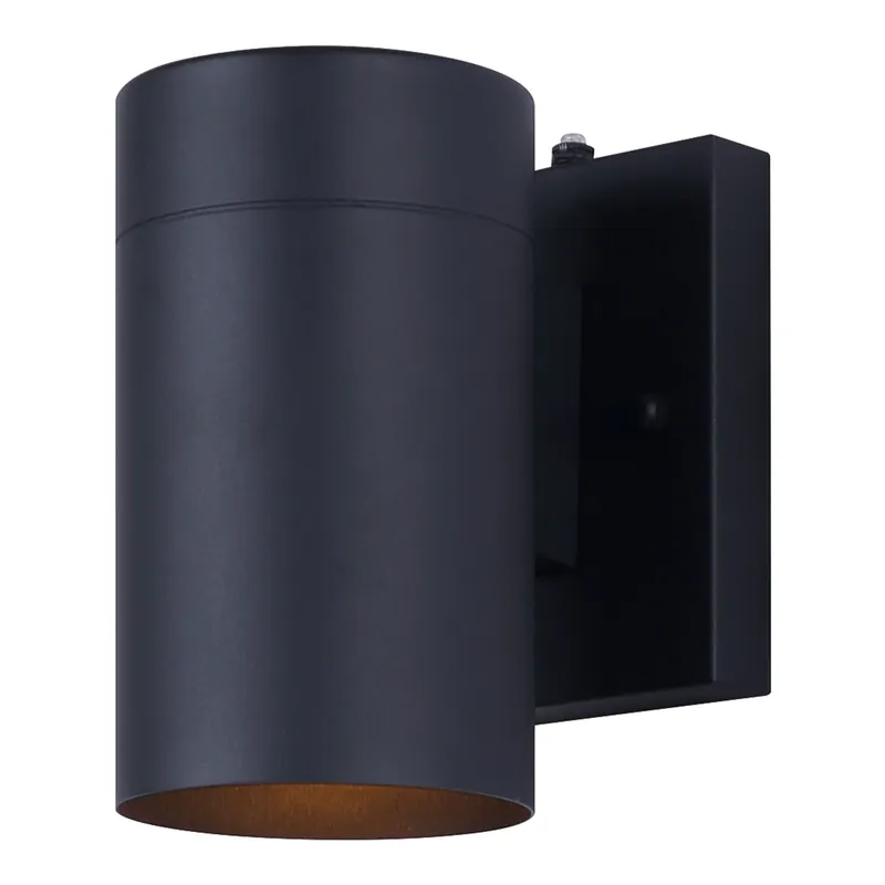 Applique murale extérieure Lirona, abat-jour en métal, noir, 4-3/8 po x 7-3/5 po x 6-3/4 po Usine Directe