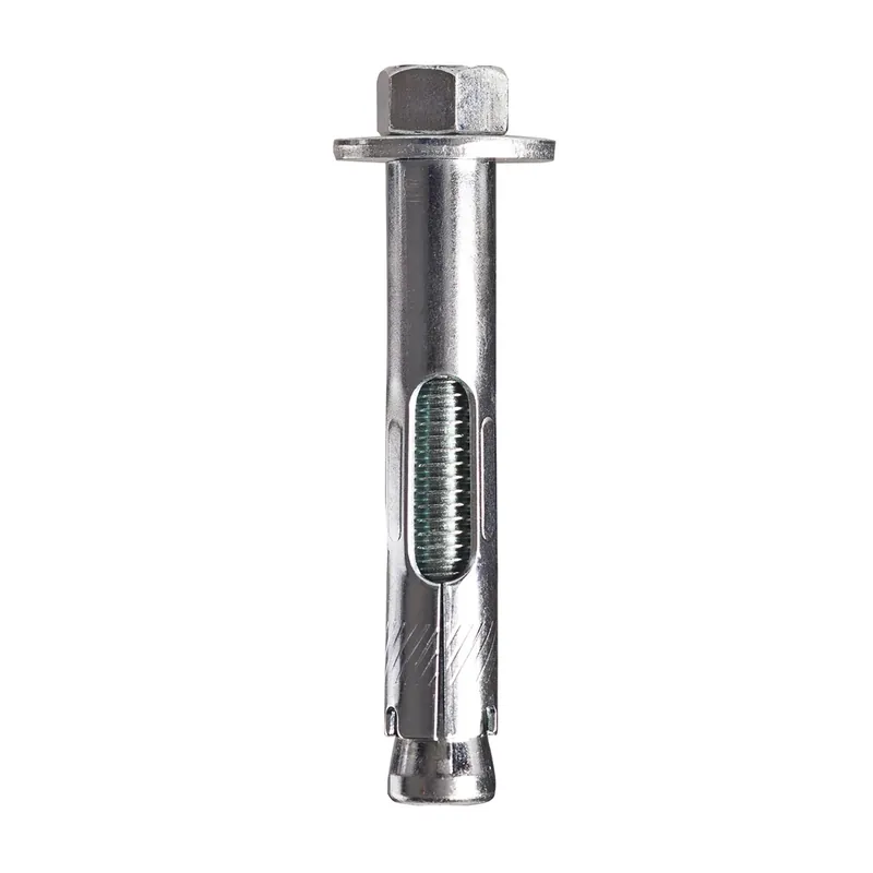 Meilleure Vente Ancres à maçonnerie Parasleeve, zinc, 1300 lb, 25/pqt, 1/2" x 3"